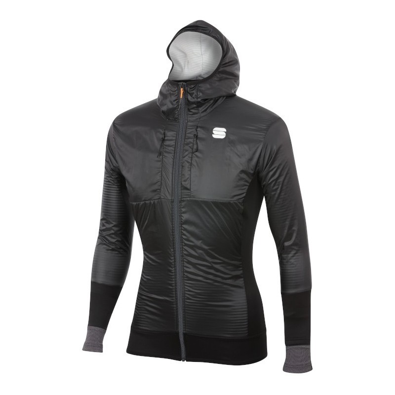 зимняя спортивная куртка Sportful Cardio Wind Jacket чёрная зимняя спортивная куртка Sportful Cardio Wind Jacket чёрная
